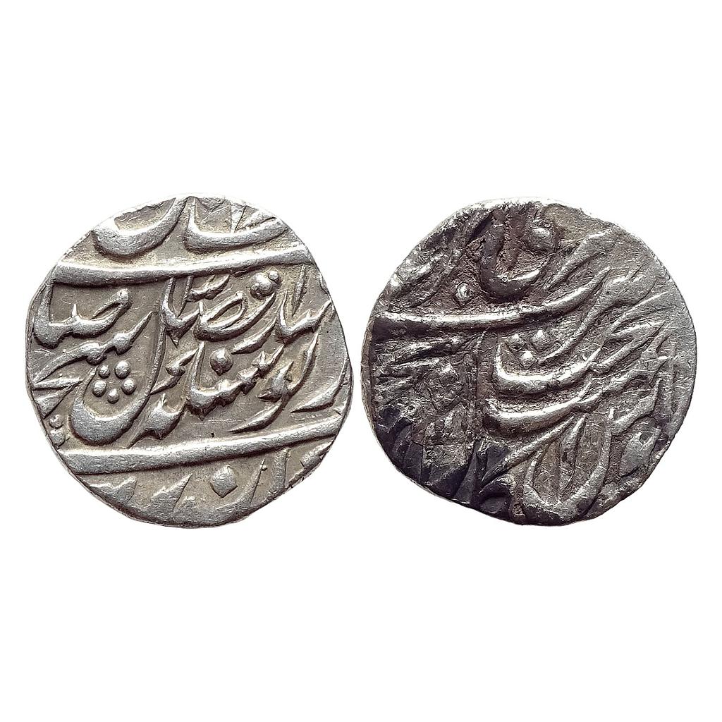 IK Sikh Empire Sikhs Misls Gulab Singh VS 1842 Guru Nanak Era 31(6) Amritsar Mint Nanakshahi Couplet Silver Rupee