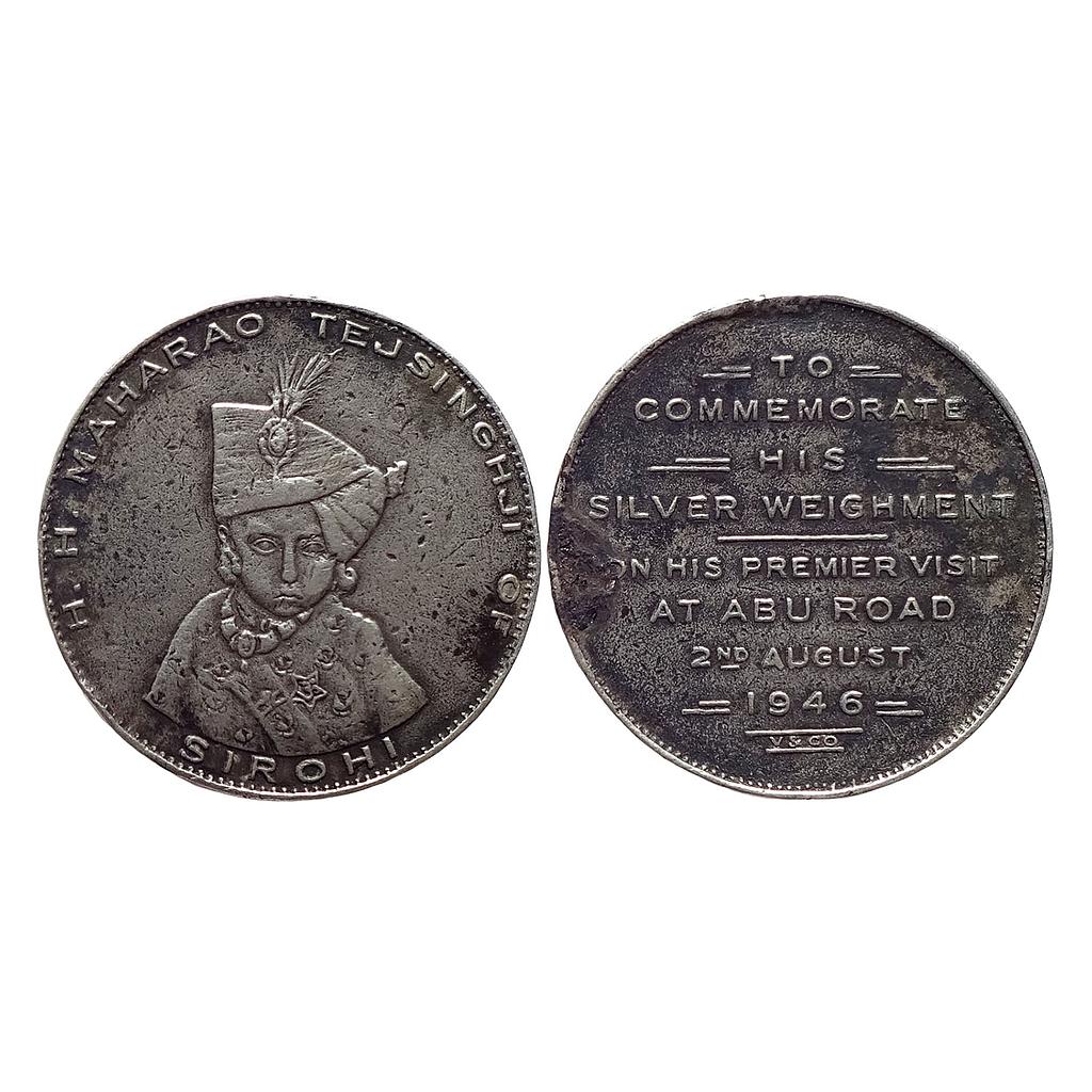 Sirohi Tejsinghji Silver Medal