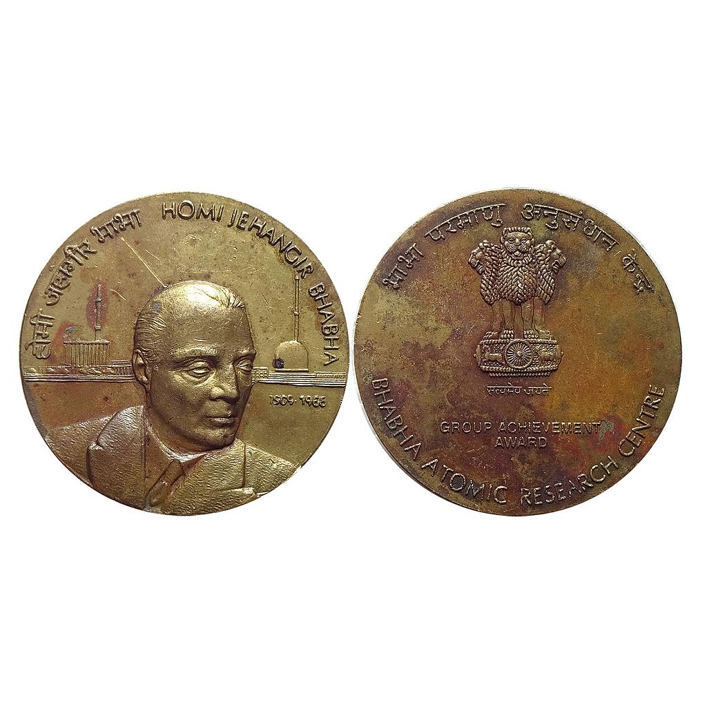 Homi Jehangir Bhabha group achievement award Bronze Medal