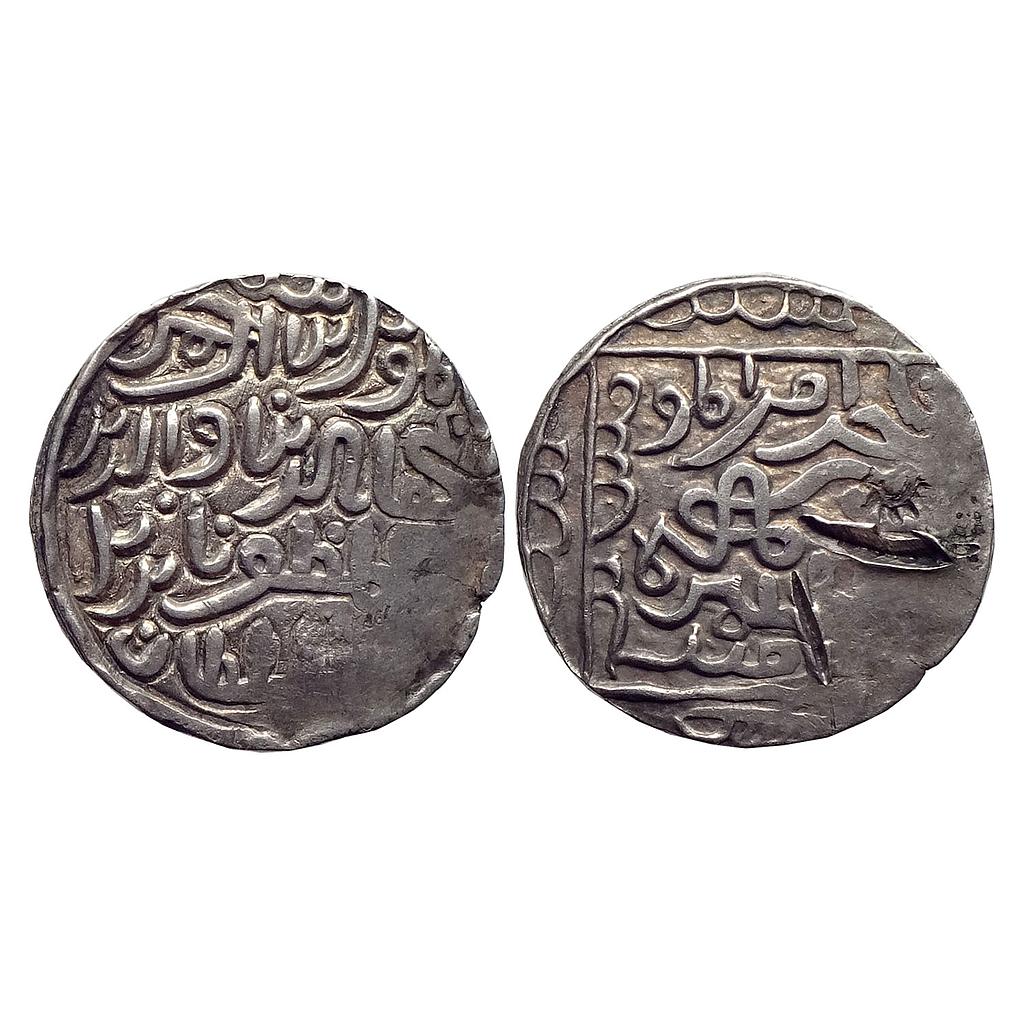 Bengal Sultan Shahab Al-Din Bayazid Shah No Mint Silver Tanka