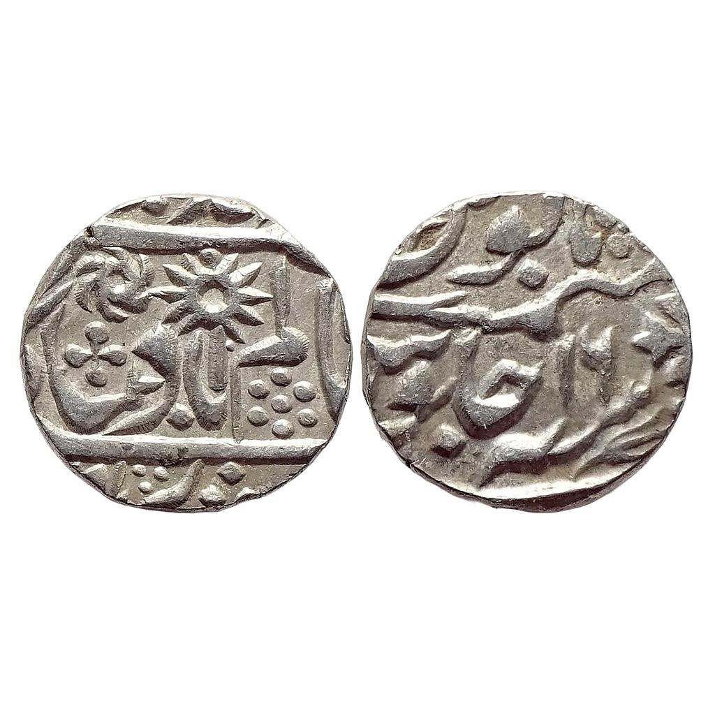 IPS Chhatarpur State INO Shah Alam II Chhatarpur Mint Silver Rupee