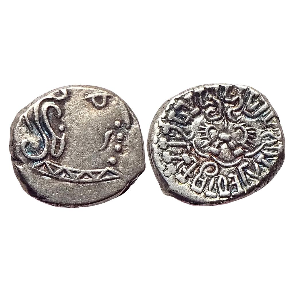 Ancient Guptas Kumaragupta I Garuda type Silver Drachma