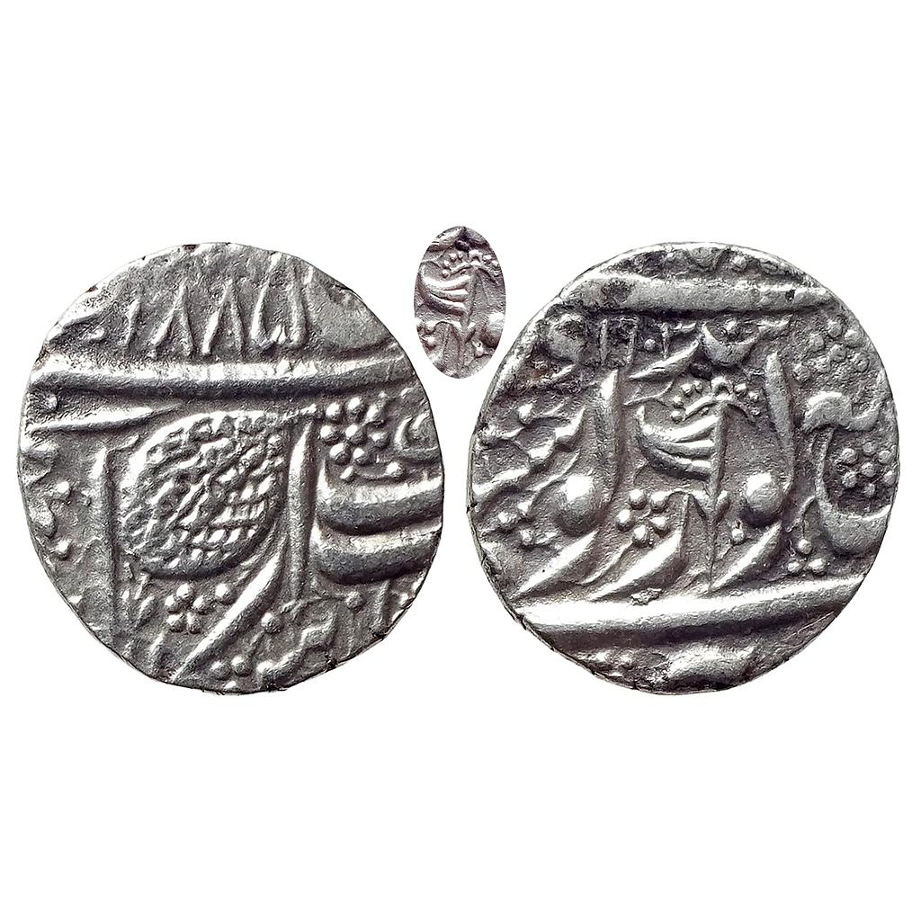 IK Sikh Empire Duleep Singh VS 1885/1903 Amritsar Mint Nanakshahi Couplet Silver Rupee