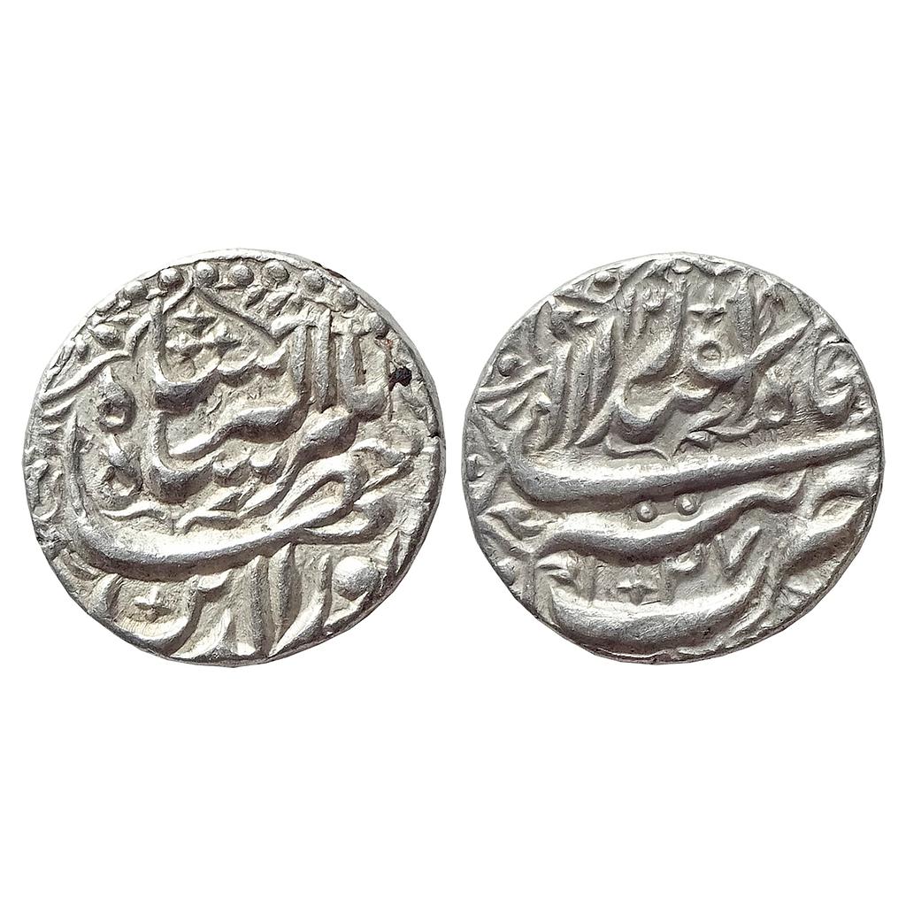 Mughal Jahangir Tatta Mint Ilahi Month Isfandarmuz Silver Rupee
