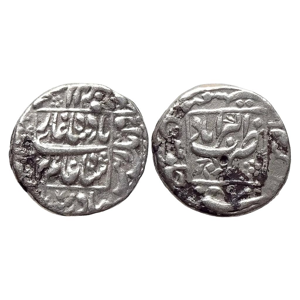 Mughal Aurangzeb Akbarabad Agra Mint Silver Rupee