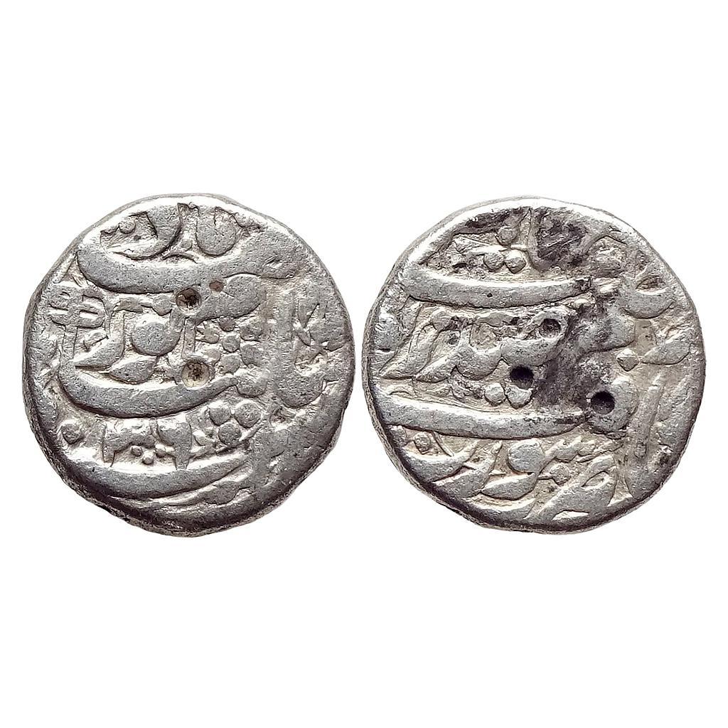 Mughal Nur Jahan Surat Mint Silver Rupee