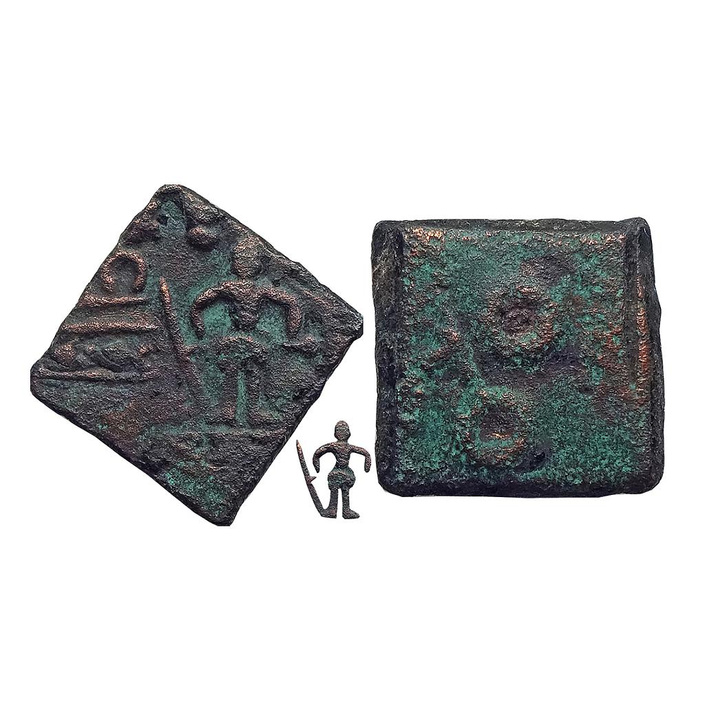 Ancient, Post-Mauryan, Ujjaini Region, Uninscribed type, Copper Unit