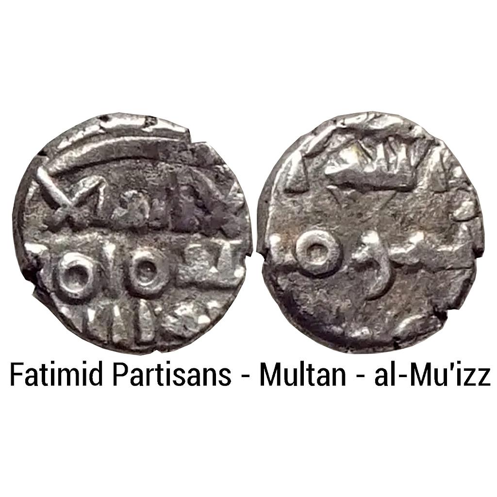 Fatimid Partisans At Multan al-Mu'izz Silver Damma