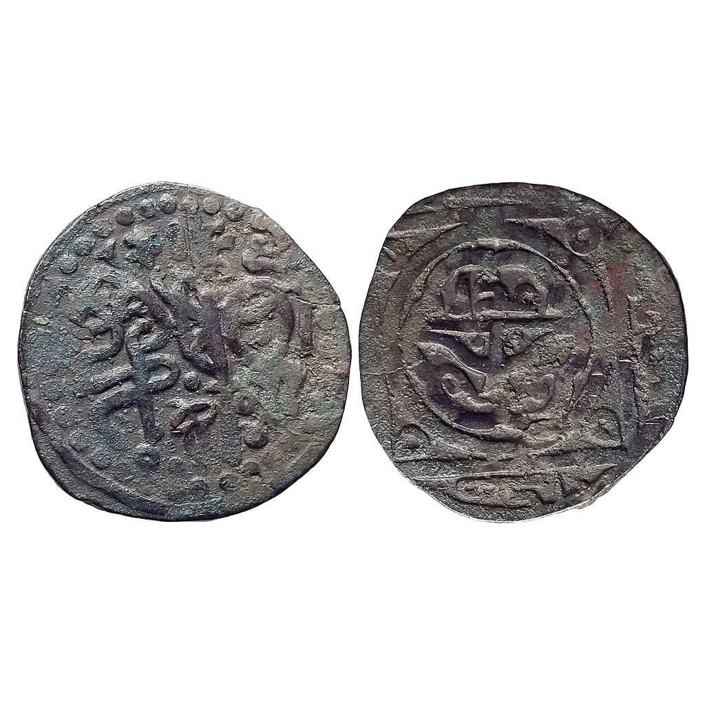 Great Mongols temp. Genghis Khan Chingiz Khan Qunduz Mint ND Copper Jital