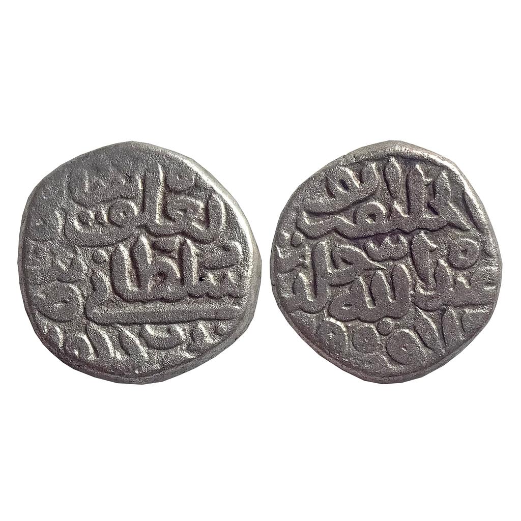 Delhi Sultan Tughluq Shah II Hadrat Delhi Mint Billon 5/6th Tanka