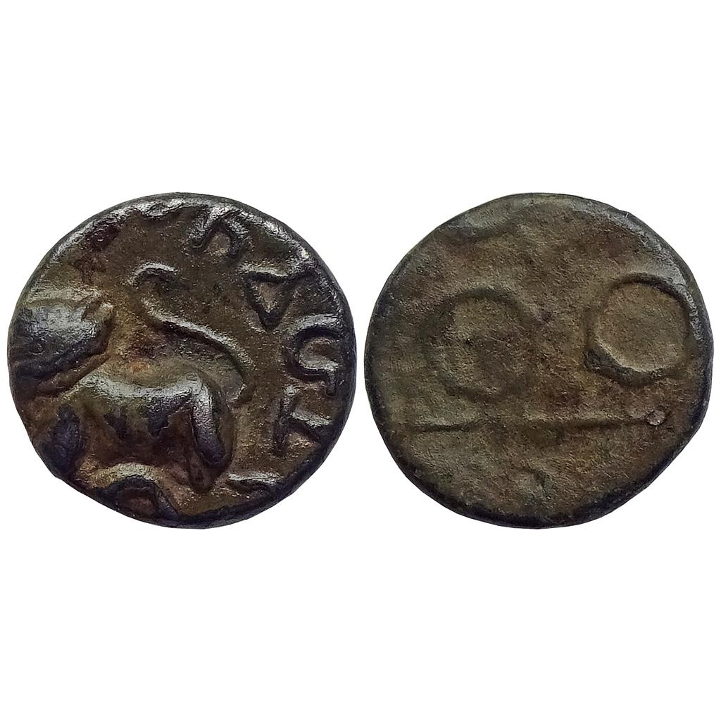 Ancient Satavahanas Siri Satakarni Junnar Region Lioness type Potin Unit