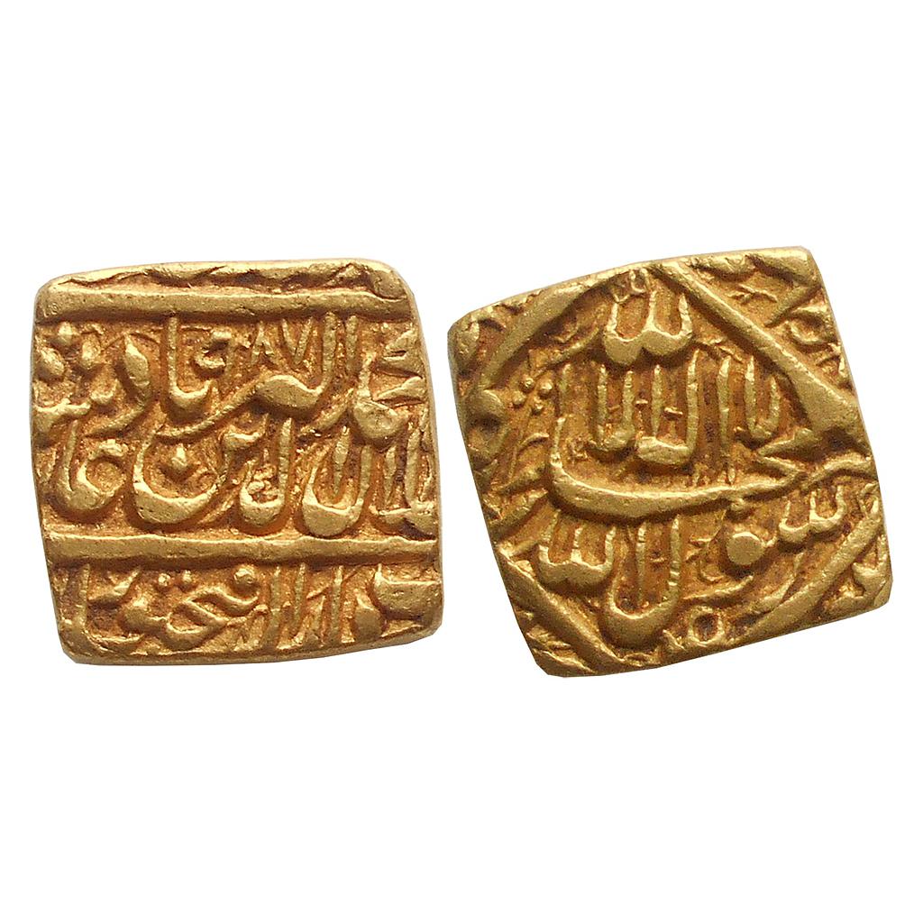 Mughal Akbar Dar us-Sultanat Fathpur Mint Gold Mohur