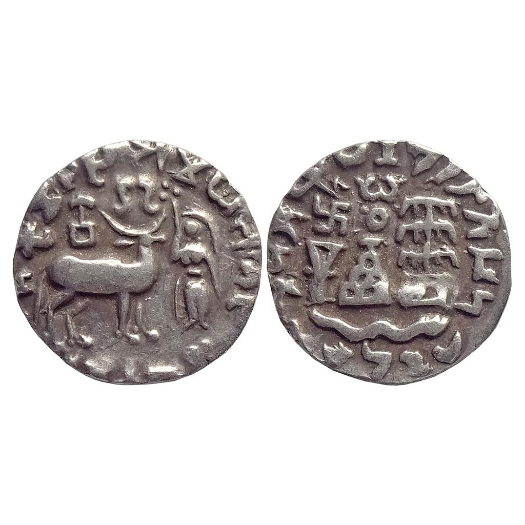 Ancient, Kuninda, Amoghabhuti, Silver Dracham