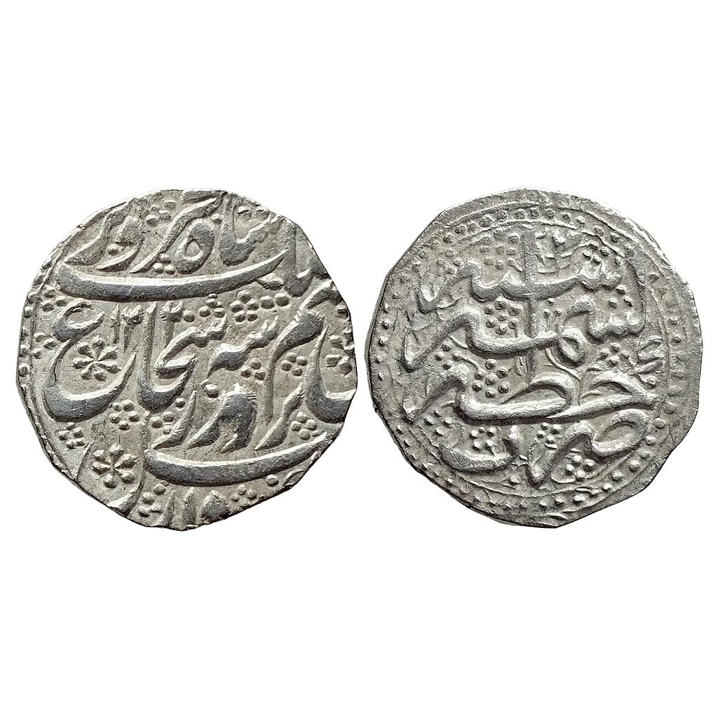 IK Durrani Shuja al Mulk 2nd reign Khitta Kashmir Mint Silver Rupee