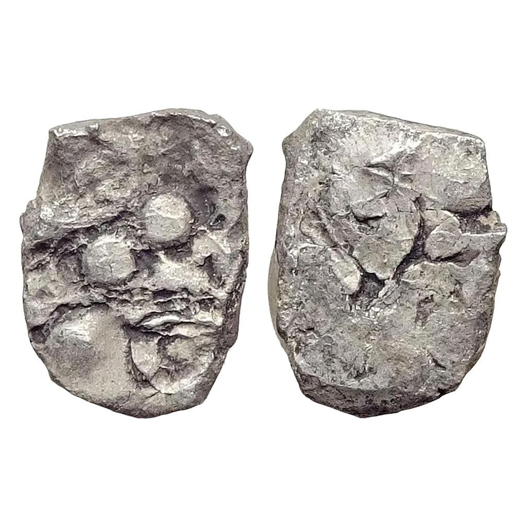 Ancient Archaic Punch Marked Coinage from middle Ganga Valley Silver Unit