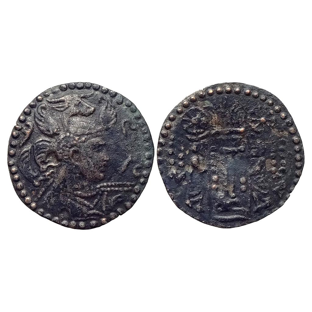 Ancient Kabul Region Nezak Huns Napki Malka Copper Unit