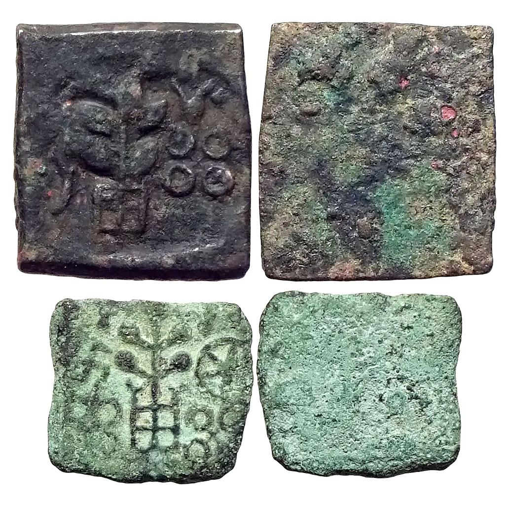 Ancient Mandsaur-Dashpurregion Anonymous Set of 2 Coins Copper Unit