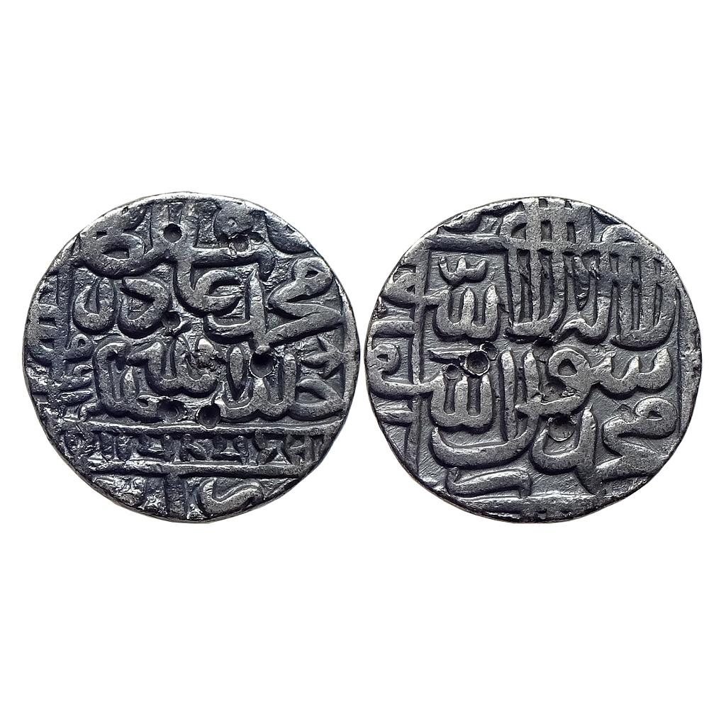 Delhi Sultan Muhammad Adil Shah Suri Narnol Mint Silver Rupee