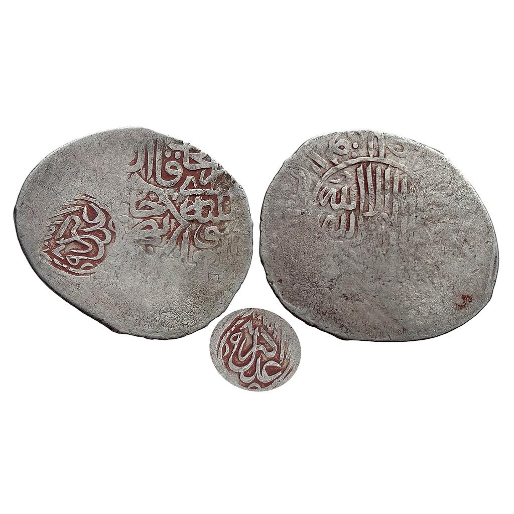 Mughal Akbar Silver Countermark Shahrukhi