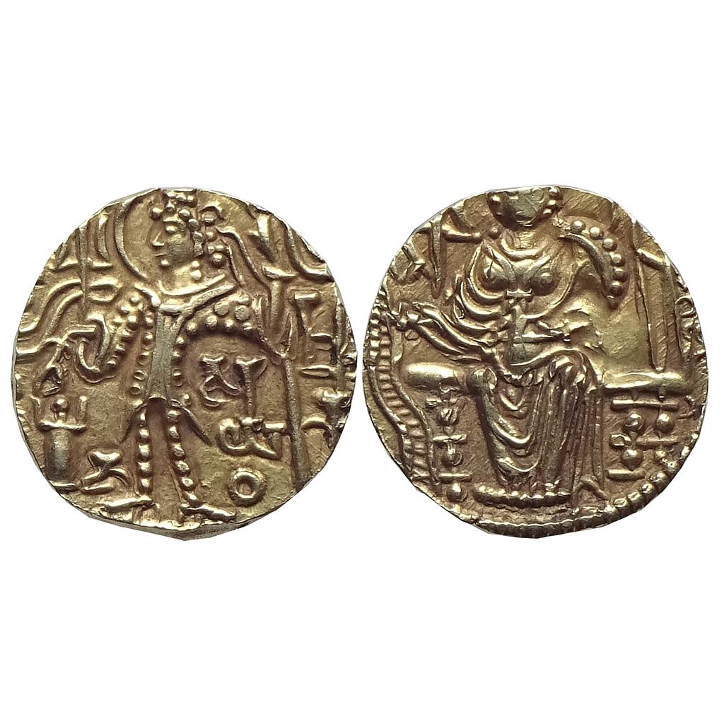 Ancient Later Kushanas Sayatha Gold Dinara