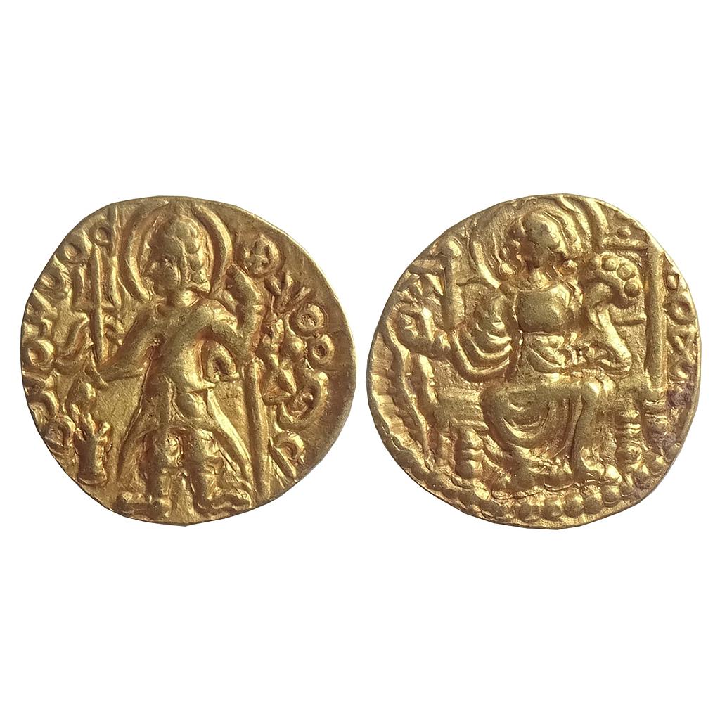 Ancient Later Kushanas Magra (Rebel) Gold Dinar
