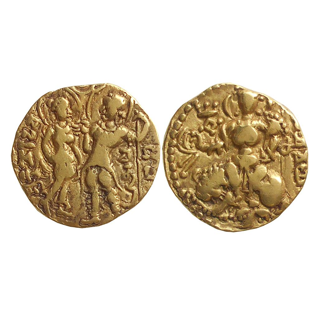 Ancient Guptas Samudragupta King and Queen’ type Gold Dinar