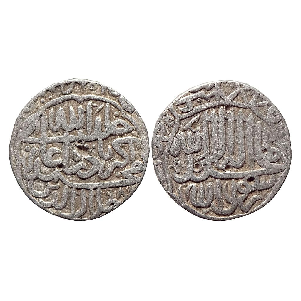 Mughal Akbar  Shahr-i-Muazzam Ahmadabad Mint Silver Rupee