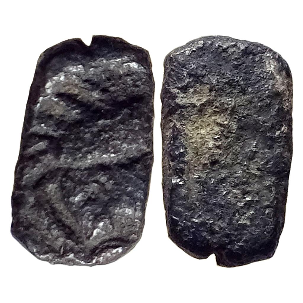 Ancient Punch Marked Coinage Upper Ganga Region Surasena Mahajanapada Silver 1/2 Karshapana