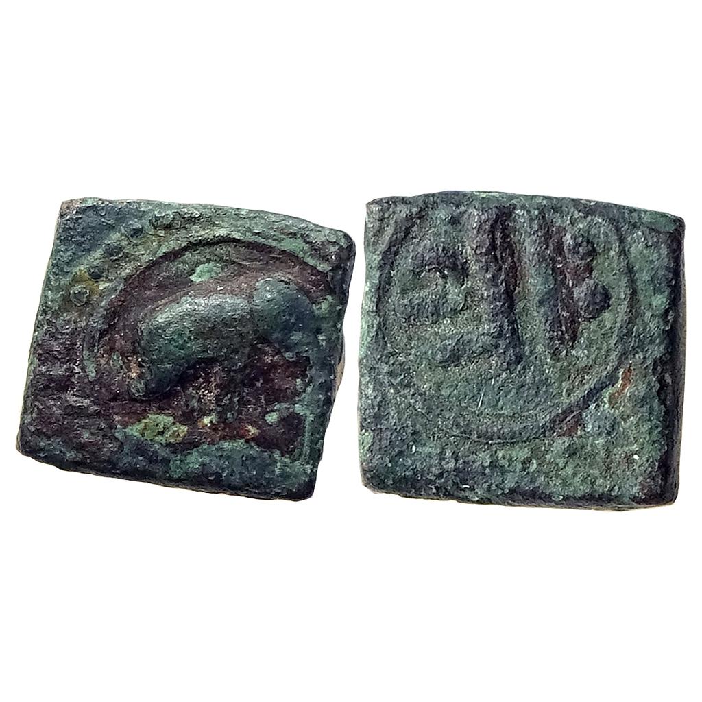 Hindu Medieval Vaghela Dynasty of Gujarat Copper Unit