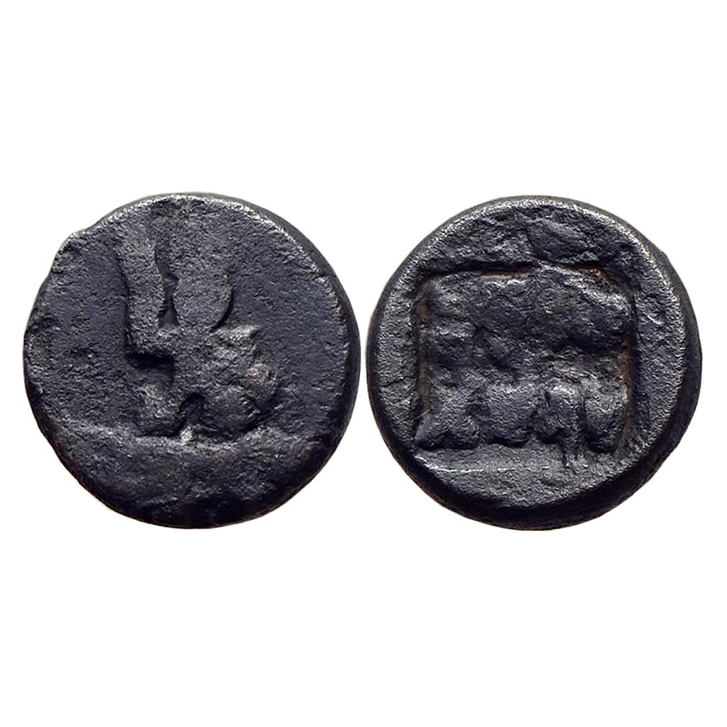 Ancient Pre-Kushana Panchala Prajapatimitra Copper Unit