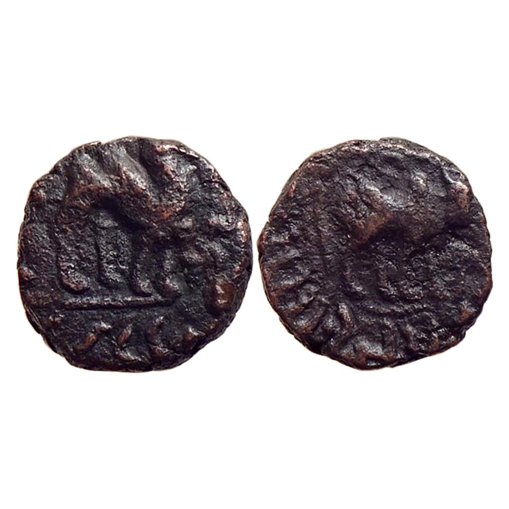 Ancient Kushans Kujala Khadphisis Copper Unit