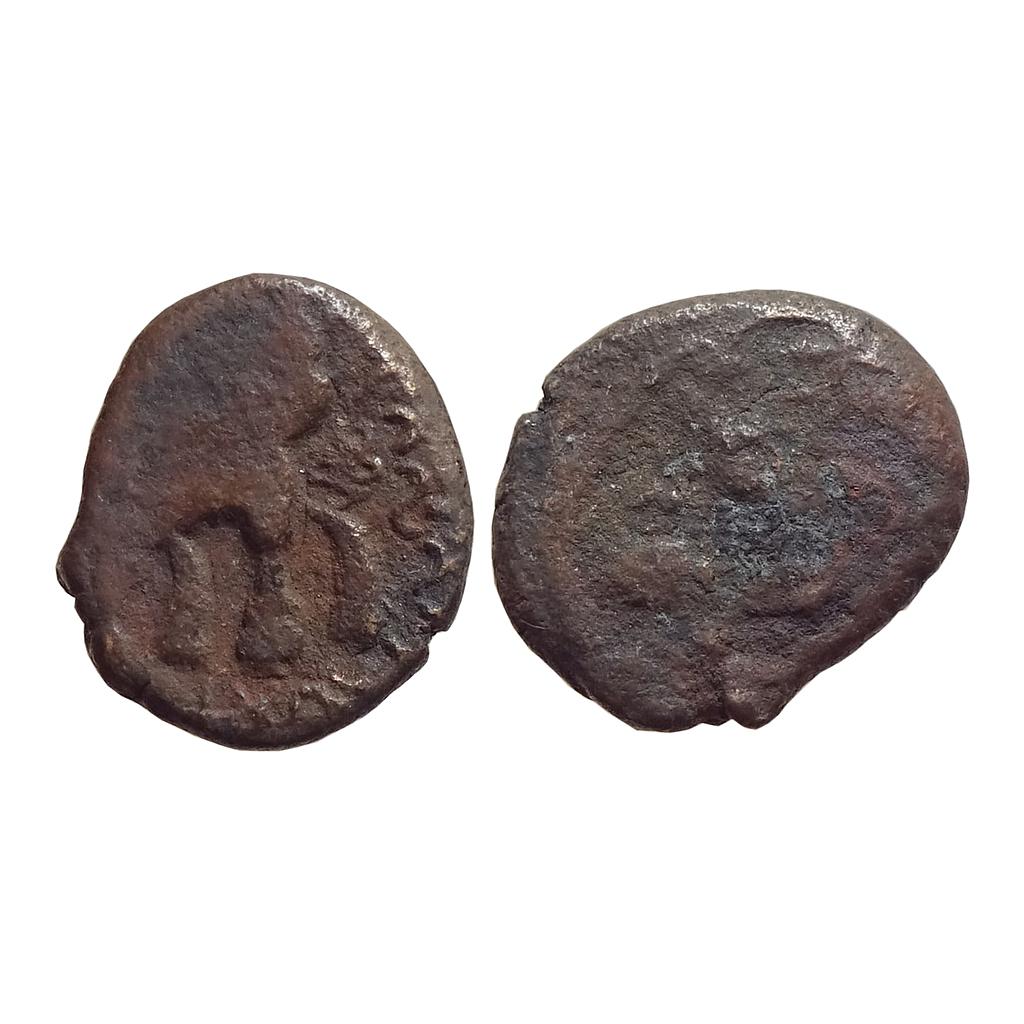 Ancient Satavahanas Gautamiputra Siri Satakarani Newase-Paithan type Copper Unit