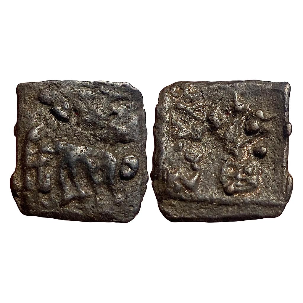 Ancient Kaushambi Vatsa Region Jeshtamitra Cast Copper Unit