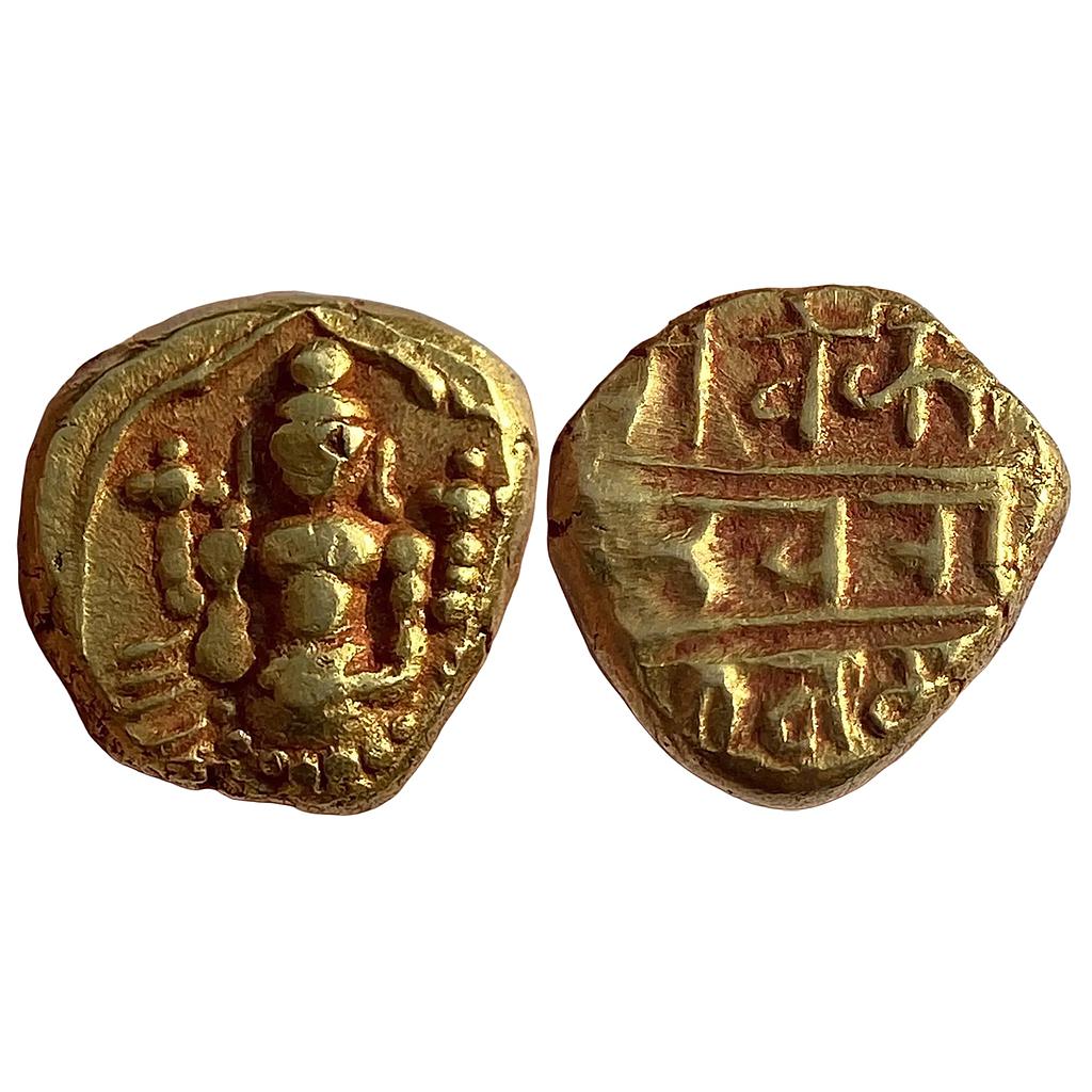Hindu Medieval Vijayanagar Empire Aravidu Dynasty Venkata III Gold Varaha