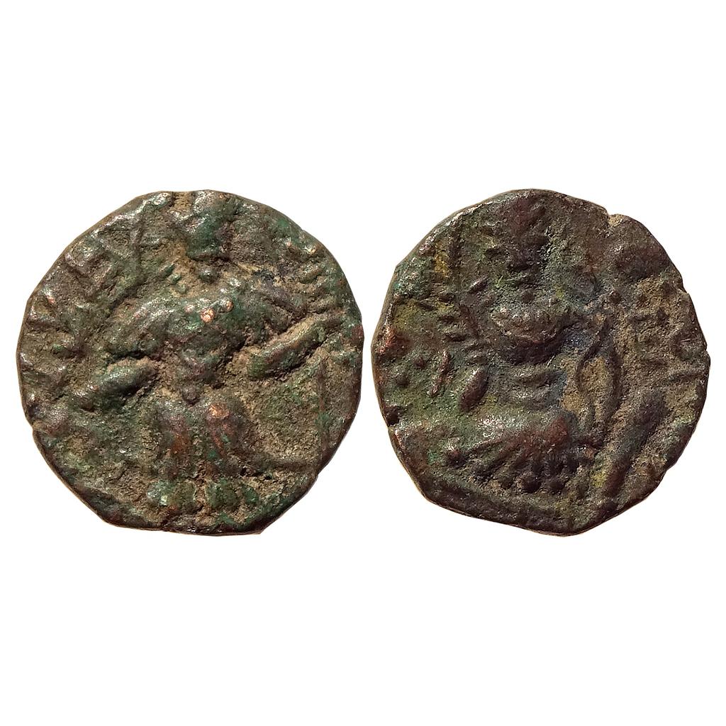 Hunas of Kashmir Region Toramana II Copper Unit