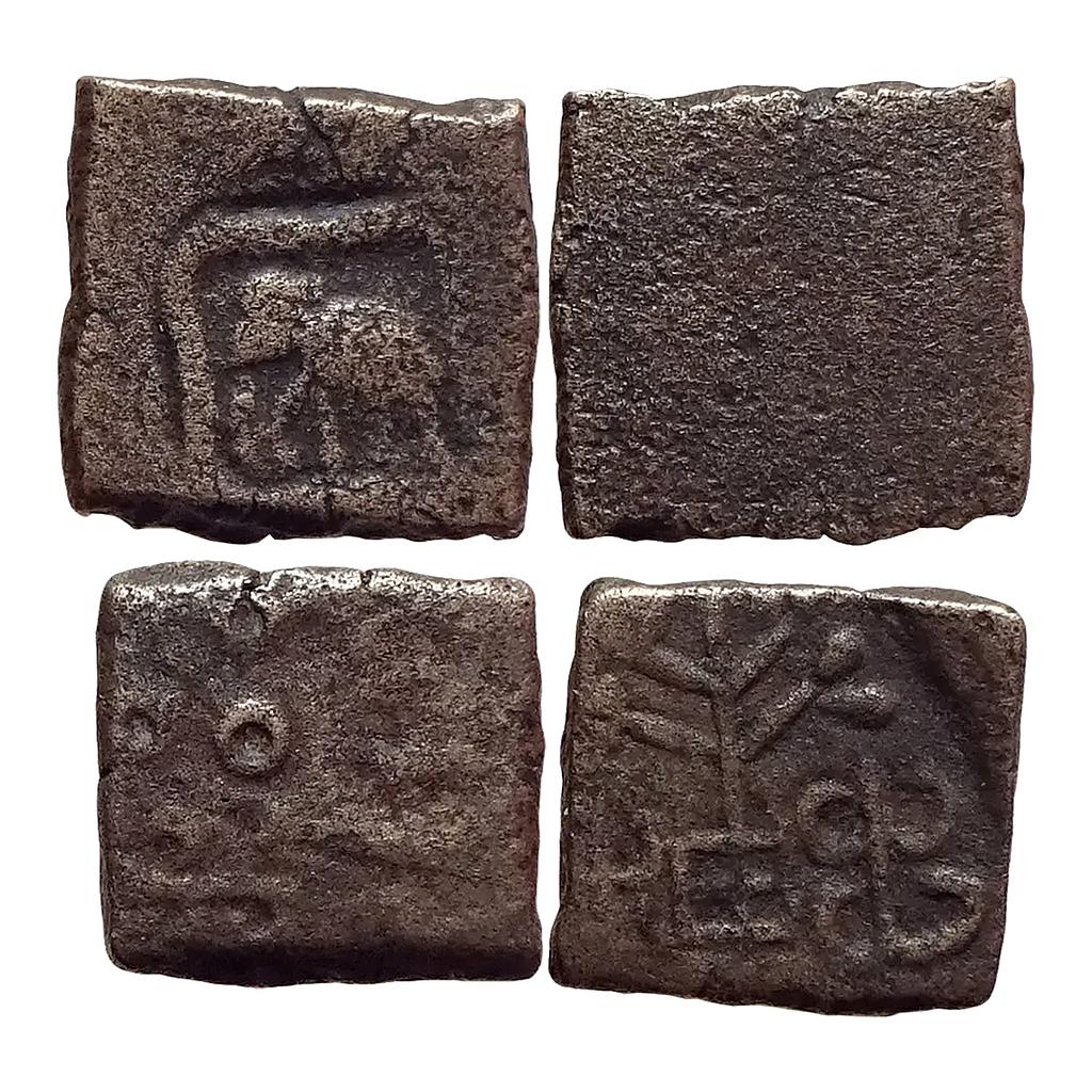 Ancient Vidarbha Region Pre-Satavahana Period Set of 2 Coins Copper Unit