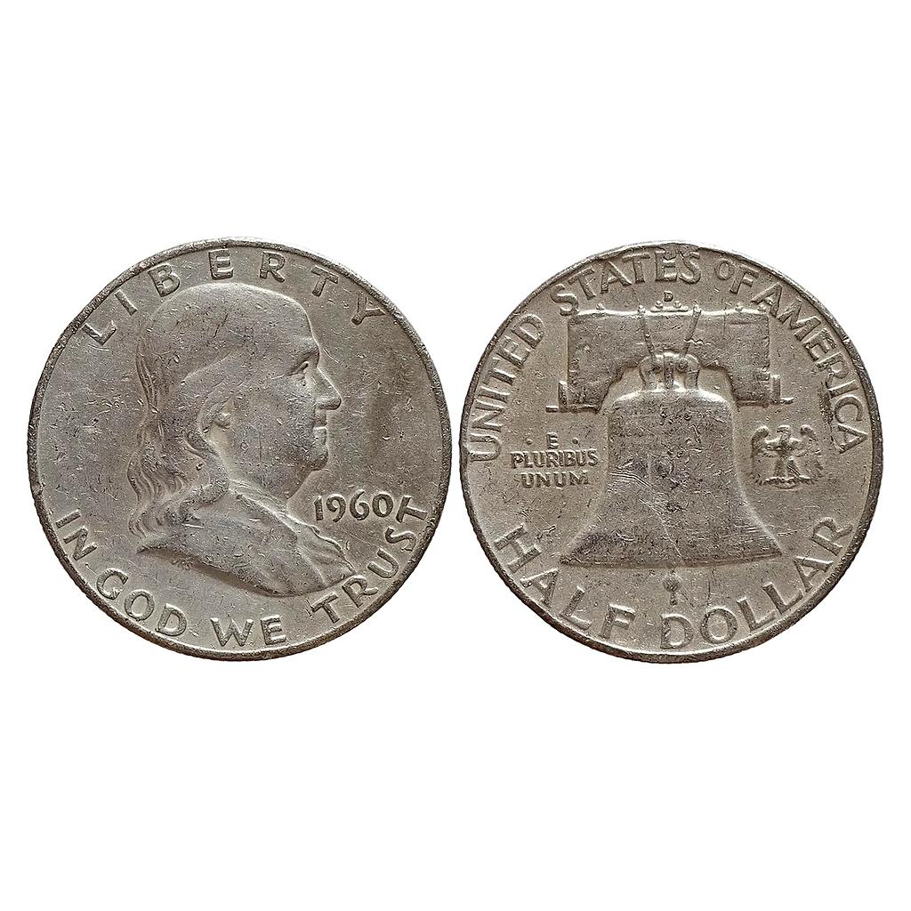 United States Franklin Silver (.900) 1/2 Dollar