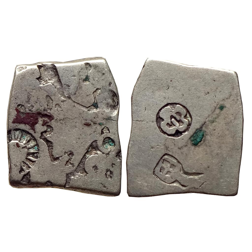 Ancient Punch Marked Coinage Nanda Empire Series IVd Type 402 Silver Karshapana