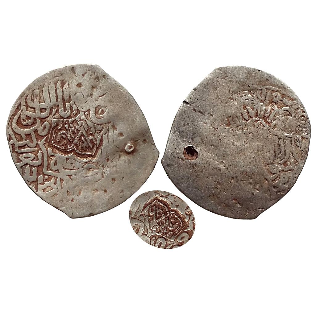 Mughal Akbar Silver Countermark Shahrukhi