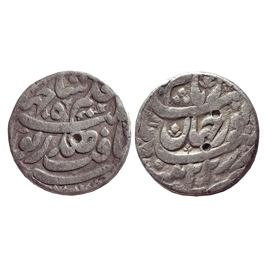 Mughal, Nur Jahan, Patna Mint, &quot;Sad Zewar&quot; poetic couplet, Silver Rupee