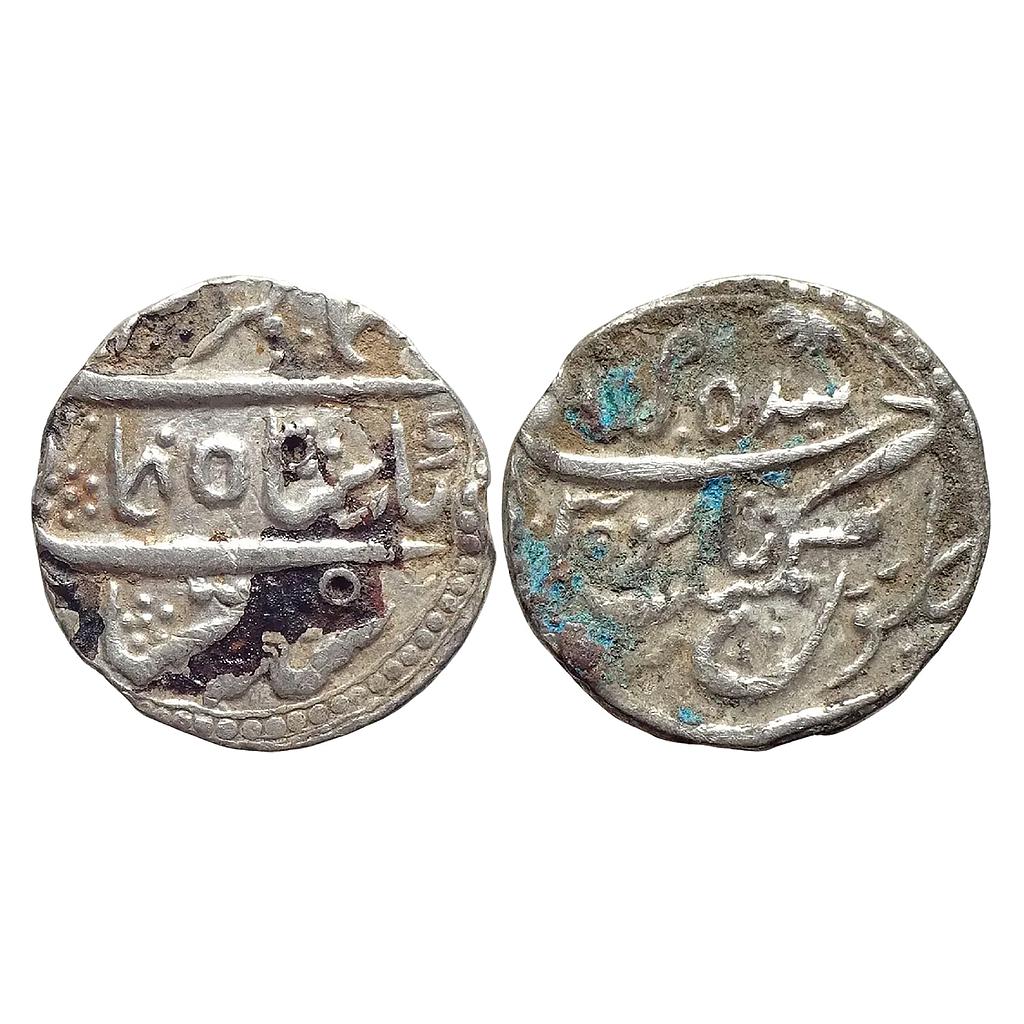 IPS Bikaner State Gaj Singh INO Alamgir II Baldat Bikaner Mint Silver Rupee