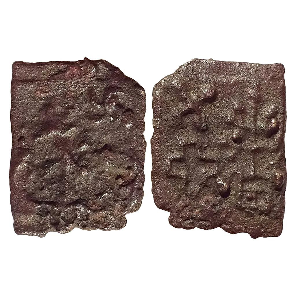 Ancient Kaushambi Cast Copper Unit