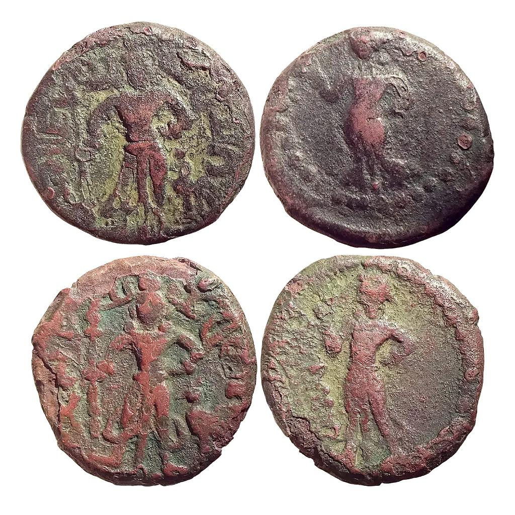 Ancient Yaudheyas Tribal Republic Set of 2 Coins Copper Unit