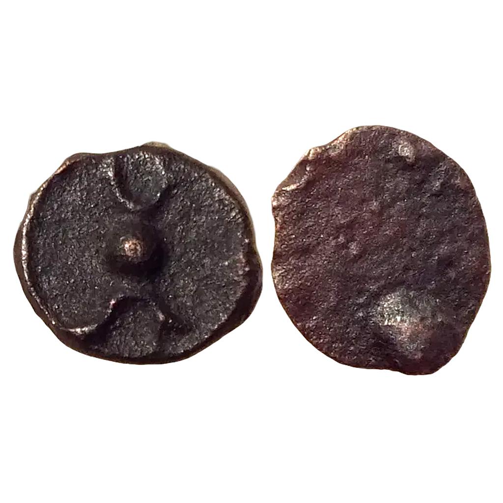 Ancient Panchala Pre-Kushana Early Anepigraphic Series Copper Unit