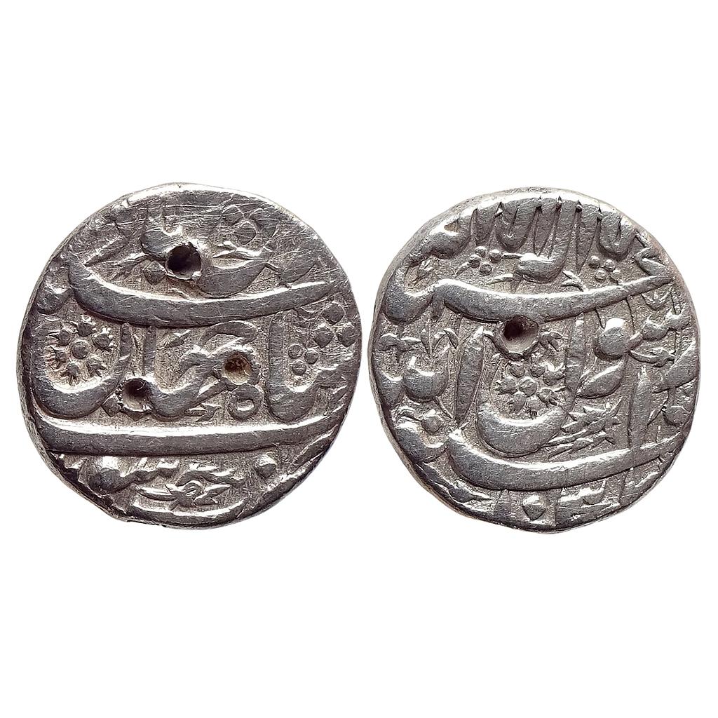 Mughal Shah Jahan Surat Mint Silver Rupee