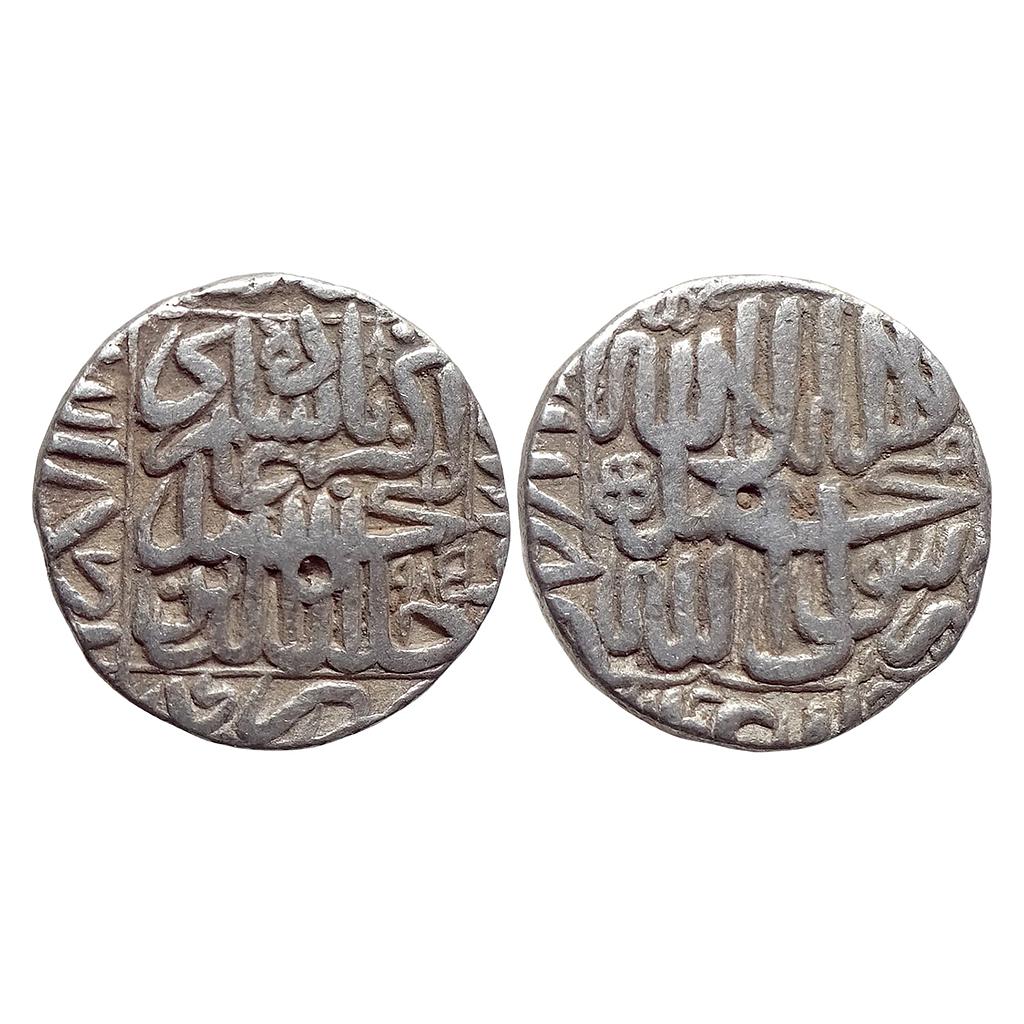 Mughal Akbar Bhakkar Mint Silver Rupee