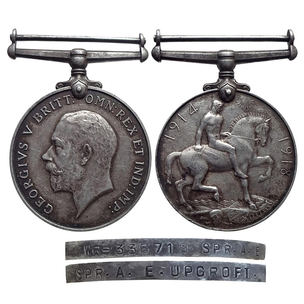 British War Medal  George V AD 1914–1918 Silver Medal