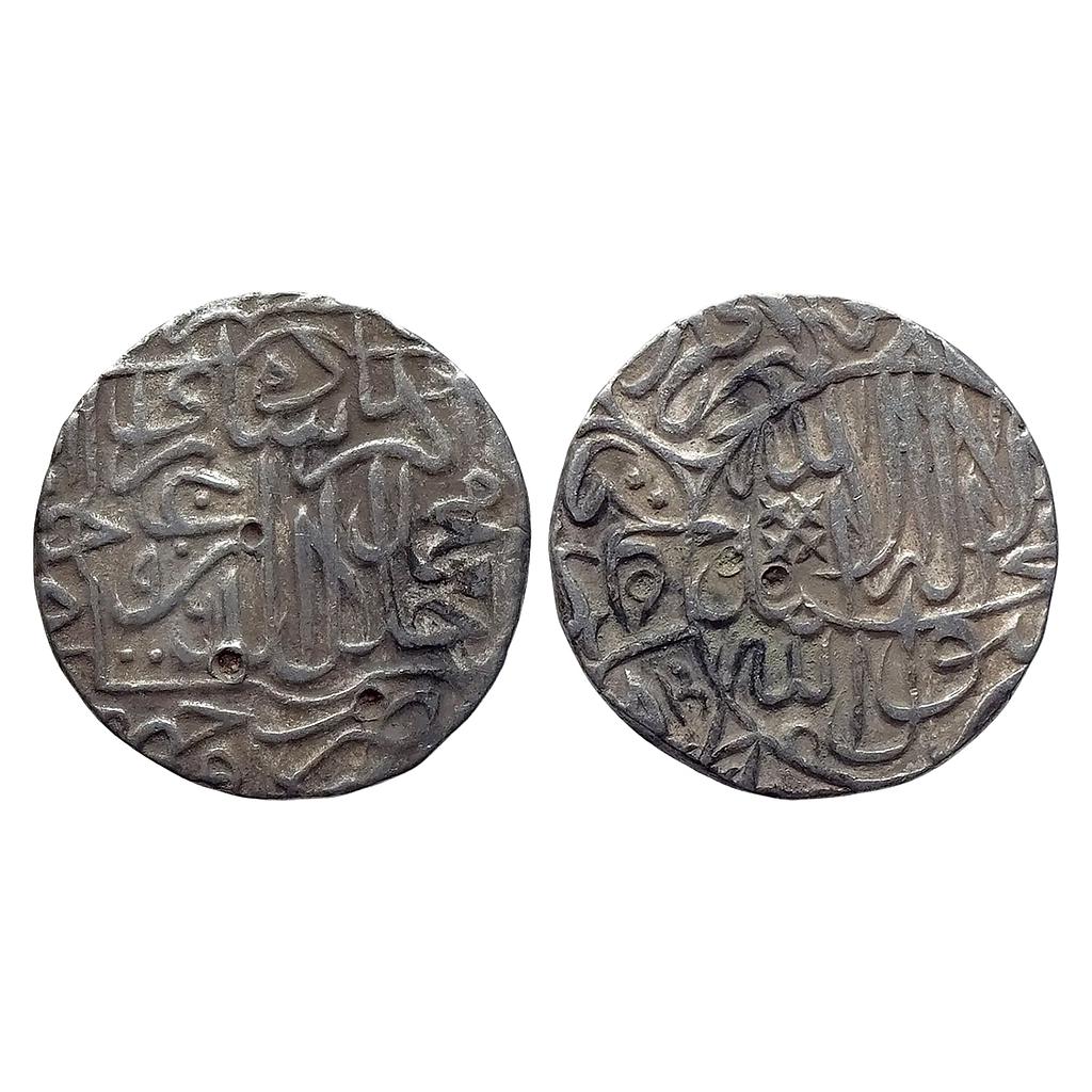 Mughal Akbar Hazrat Delhi Mint Silver Rupee