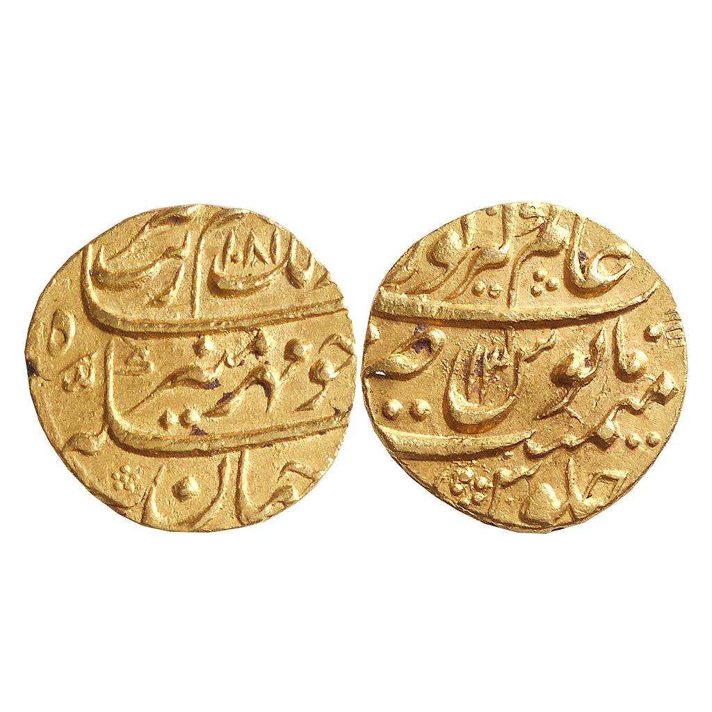 Mughal, Aurangzeb, Alamgirpur Mint, Gold Mohur
