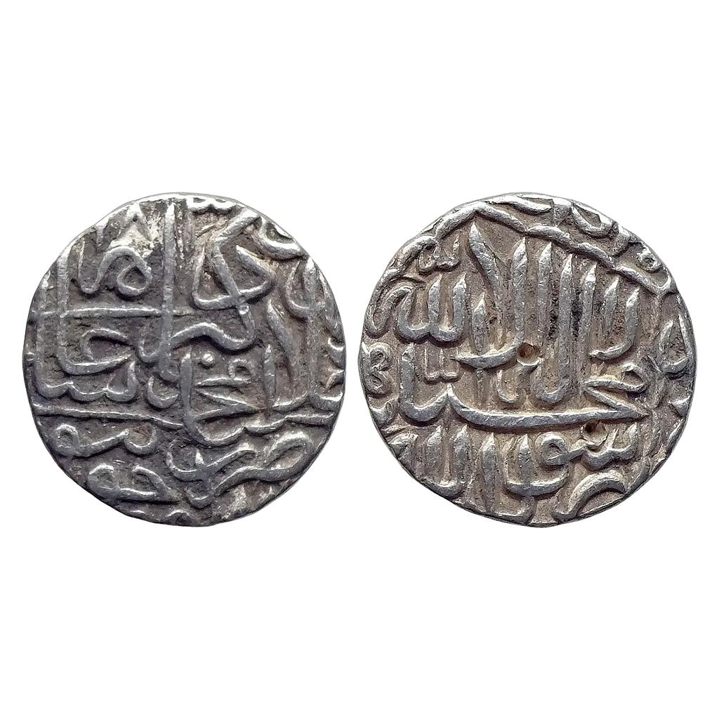 Mughal Akbar Jaunpur Mint Silver Rupee